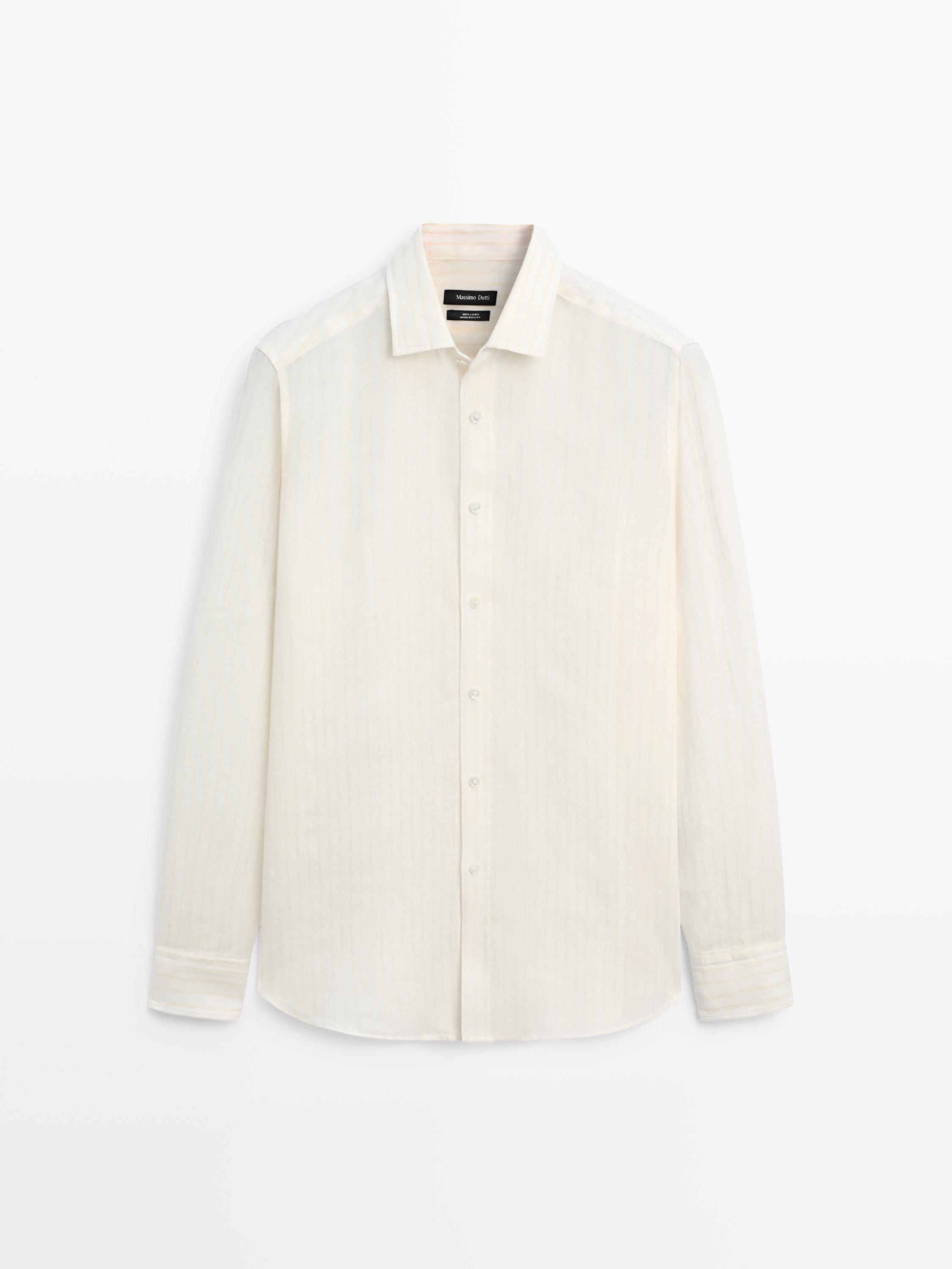 Chemise regular fit 100 % lin